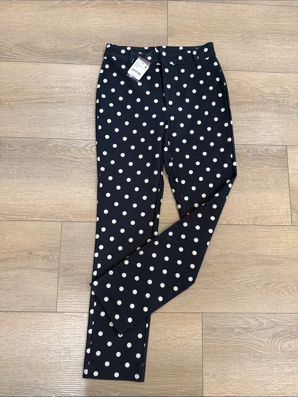 Free People Black Polka Dot Pants size 0
NWT